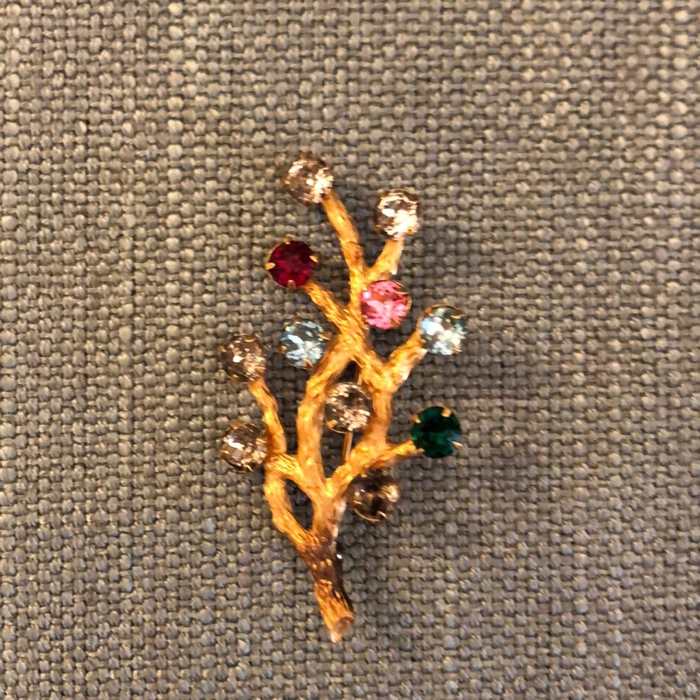 Van Dell brooche 12k gf